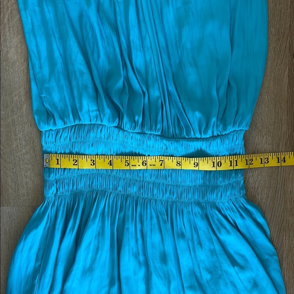 Ramy Brook Summer Sleeveless Turquoise Mini Dress size M - Picture 10 of 10